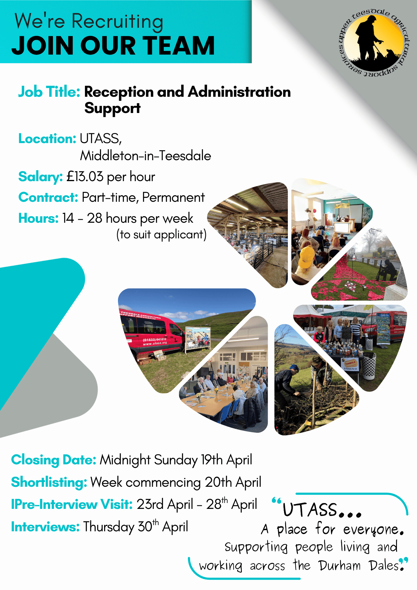 Recruiting - Reception Vacancy Mar'26 Advert (1)